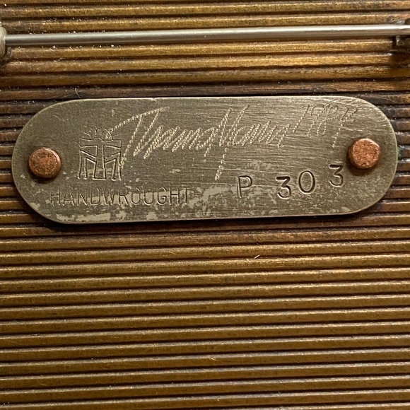 Vintage Thomas Mann Techno Romantic Brooch, Rare - Picture 7 of 8